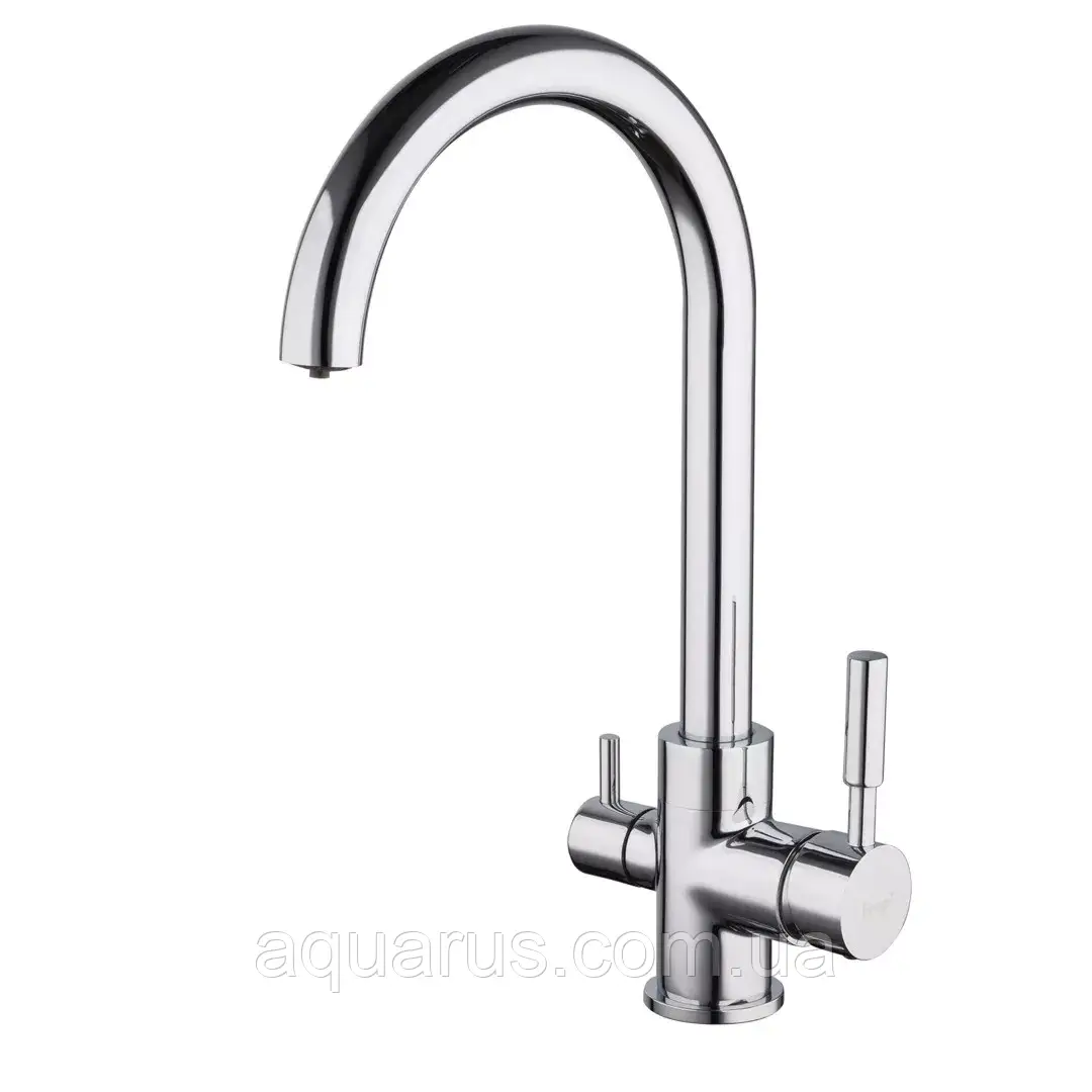 Змішувач для кухні на дві води Frap F4352