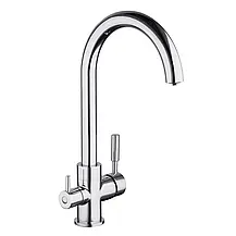 Змішувач для кухні на дві води Frap F4352, фото 2