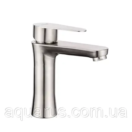 Змішувач для умивальника Frap F1048, сатин, фото 1