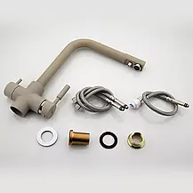 Змішувач для кухні на дві води Frap F4352-20, фото 5