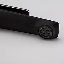 Змішувач для умивальника Frap F1057-2 високий, чорний/хром, фото 4