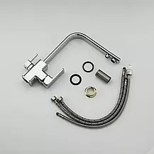 Змішувач для кухні Frap F4360 з підключенням фільтра питної води, хром, фото 5