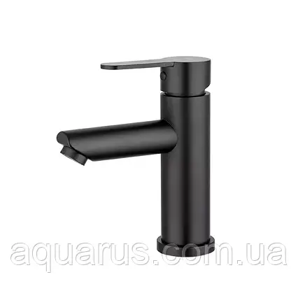 Змішувач для умивальника Frap F10801-6, чорний, фото 1