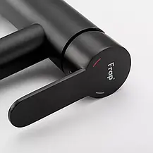 Змішувач для умивальника Frap F10801-6, чорний, фото 3