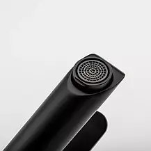 Змішувач для умивальника Frap F10801-62 високий, чорний, фото 2