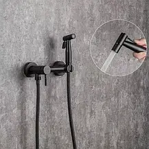 Гігієнічний душ Frap F7503-6, чорний, фото 2