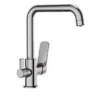 Змішувач для кухні на дві води Frap F4361, хром, фото 2