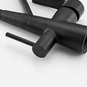 Змішувач для кухні на дві води Frap F4374-15, сірий, фото 2