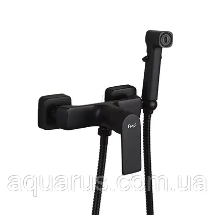 Гігієнічний душ Frap F2071-6, чорний, фото 1