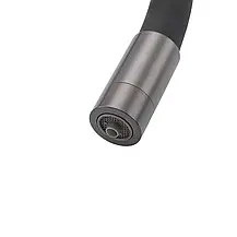 Змішувач для кухні під фільтр із гнучким виливом Frap F4396-15, збройова сталь/ сірий, фото 3