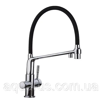 Змішувач для кухні на дві води Gappo G4398-7, фото 1