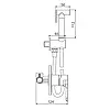 Змішувач для гігієнічного душу Gappo Noar G7248, фото 8
