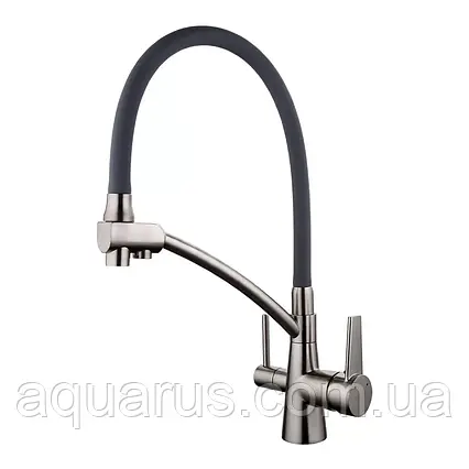 Змішувач для кухні на дві води Gappo G4398, фото 1