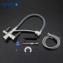 Змішувач для кухні на дві води Gappo G4398, фото 5