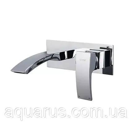 Вбудований змішувач для раковини GAPPO G1007-2, хром, фото 1