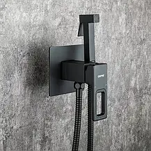 Вбудований гігієнічний душ GAPPO G7217-6, чорний, фото 3