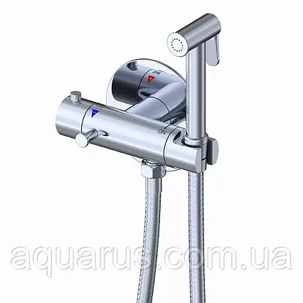Вбудований гігієнічний душ з термостатом GAPPO G7290, хром, фото 1