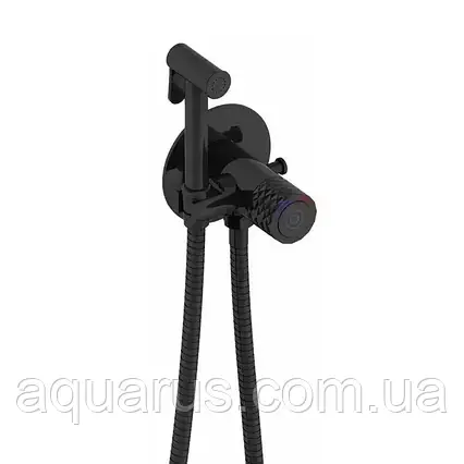 Вбудований гігієнічний душ GAPPO G7288-6, чорний, фото 1