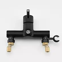 Змішувач для душу з гігієнічною лійкою GAPPO G2003-6, чорний/хром, фото 5