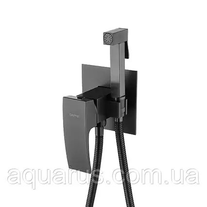 Вбудований гігієнічний душ GAPPO G7207-9, збройова сталь, фото 1