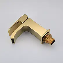 Змішувач для умивальника GAPPO G1007-3, золото, фото 3