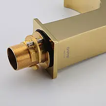 Змішувач для умивальника GAPPO G1007-3, золото, фото 5