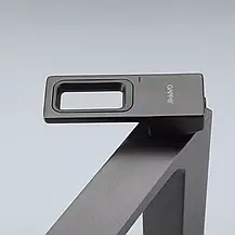 Змішувач для умивальника високий GAPPO G1017-92, збройова сталь, фото 3