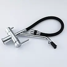 Змішувач для кухні з підключенням фільтра GAPPO G4398-80, хром, фото 3