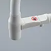 Змішувач для кухні GAPPO G4398-88 із підключенням фільтра питної води, гнучкий вилив, білий, фото 6