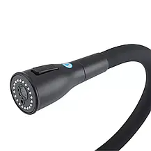 Змішувач для кухні GAPPO G4399-66 із підключенням фільтра питної води, чорний, фото 5