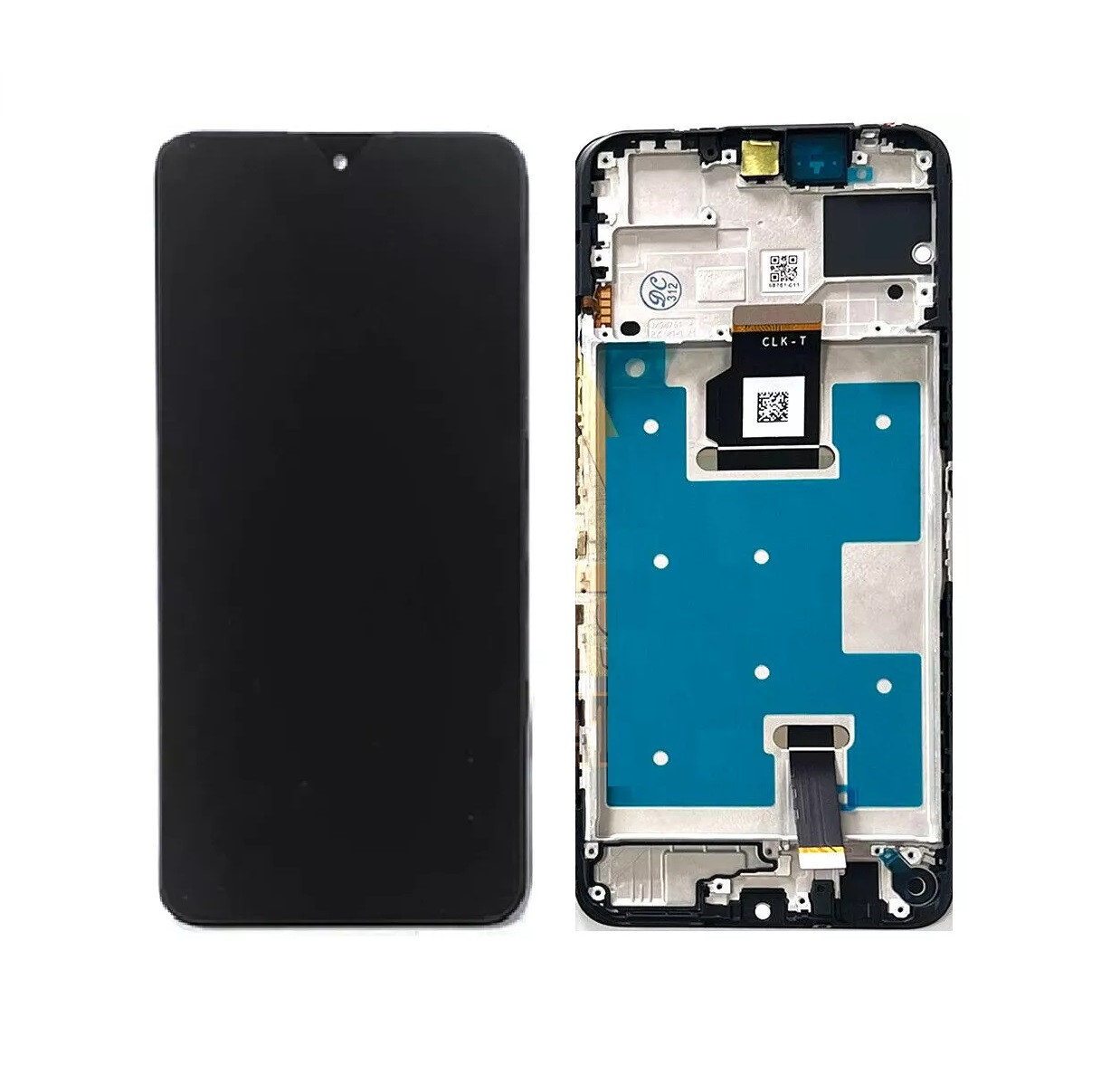 Дисплей Huawei Honor X7b модуль в зборі з тачскріном і рамкою, чорний, Original PRC