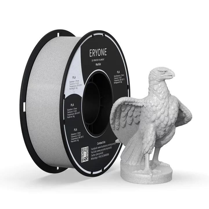 Мармуровий пластик для 3Д друку ERYONE Marble PLA Marble 1кг/1,75 мм 200°C-220°C