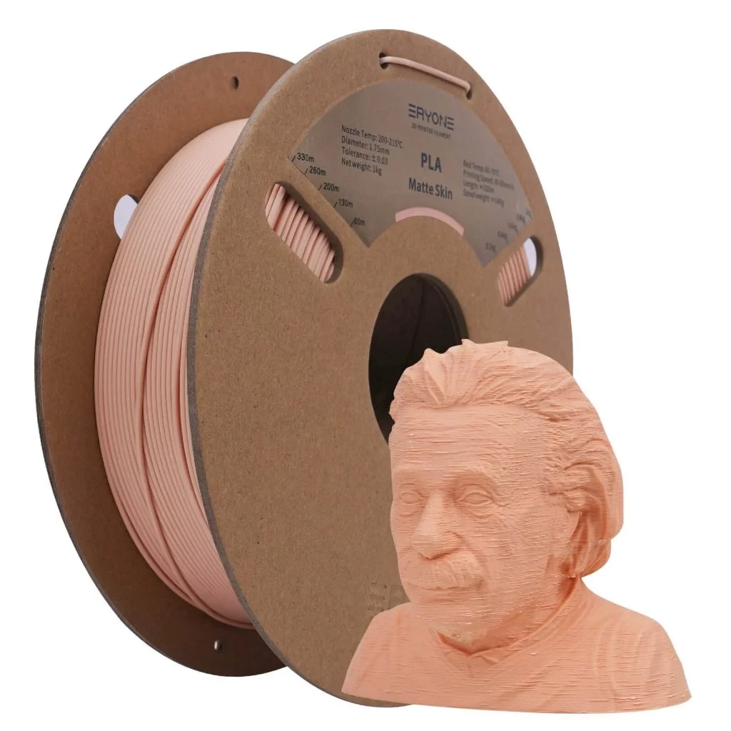 Матовий пластик для 3Д друку ERYONE Matte PLA Skin Color 1кг/1,75 мм 200°C-220°C