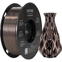 Шовковий пластик для 3Д друку ERYONE Ultra Silk PLA Dark-Gold 1кг/1,75 мм 200°C-220°C