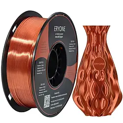 Шовковий пластик для 3Д друку ERYONE Ultra Silk PLA Copper 1кг/1,75 мм 200°C-220°C