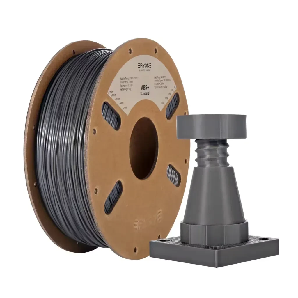 Високоміцний ABS пластик для 3Д друку ERYONE ABS+ Silver 1кг/1,75 мм 200°C-220°C