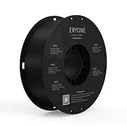 Філамент з Вуглецевими ВолокнамиПластик для 3Д друку ERYONE PETg-Carbon Black 1кг/1,75 мм 200°C-220°C