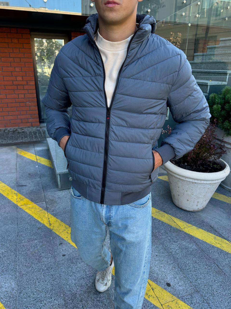 Куртка чоловіча casual | Куртка з капюшоном чоловіча Люкс якості, фото 1