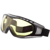 Очки защитные закрытые поликарбонат (желтые) INTERTOOL SP-0079