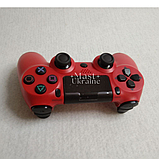 Бездротовий bluetooth джойстик DOUBLE motor vibration 4 для Sony PS4 -DS-2312-Red, фото 3