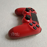 Бездротовий bluetooth джойстик DOUBLE motor vibration 4 для Sony PS4 -DS-2312-Red, фото 5