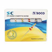 файли Soco SC NiTi Files 04/45 25 мм