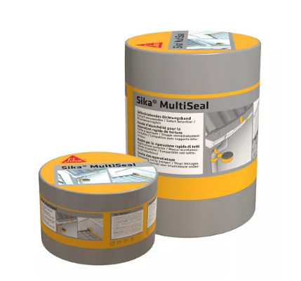 Самоклейка покрівельно-ущільнююча бітумна стрічка Sika MultiSeal T 10 м х 50 мм, сіра, фото 1