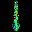 Скляний фалоімітатор DILDO GLOW-IN-THE-DARK TWILIGHT GLEAM GLASS, фото 4