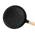 Сковорода для млинців Ø 23.5 см кругла чорна Lugi, фото 2