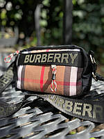 Чоловіча сумка крос-боді burberry в карту повсякденна, Чоловічі міські сумки Стильні, класична сумка