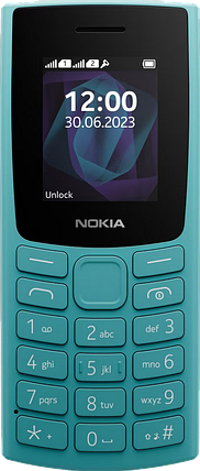 Телефон Nokia 105 TA-1569 SS Cyan UA, фото 3