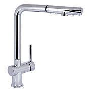 Змішувач для кухні Qtap Rozcesti з висувним виливом з під'єднанням для питної води QTROZ367CRM45941 Chrome