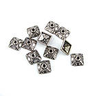 Обіймач для намистин Серебро 9мм 10шт KRS001-5, фото 2