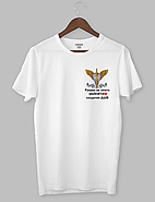 Футболка жіноча чорна ХЛ "Руками не чіпати ЗАЙНЯТА солдатом ДШВ"-1617, фото 3